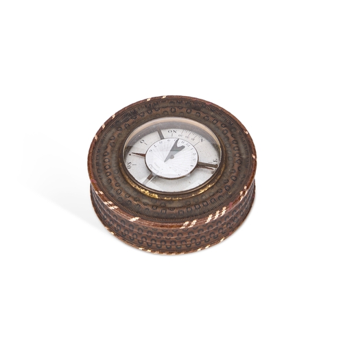 Armand compass dial with ballooning medallion in fitted case